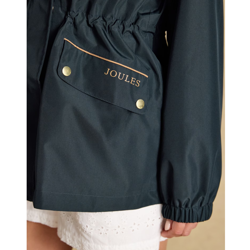 Joules Ladies Everdry Waterproof Packable Raincoat - Navy-6