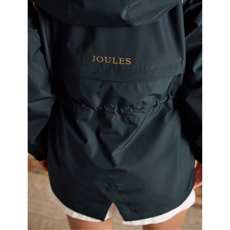 Joules Ladies Everdry Waterproof Packable Raincoat - Navy-9