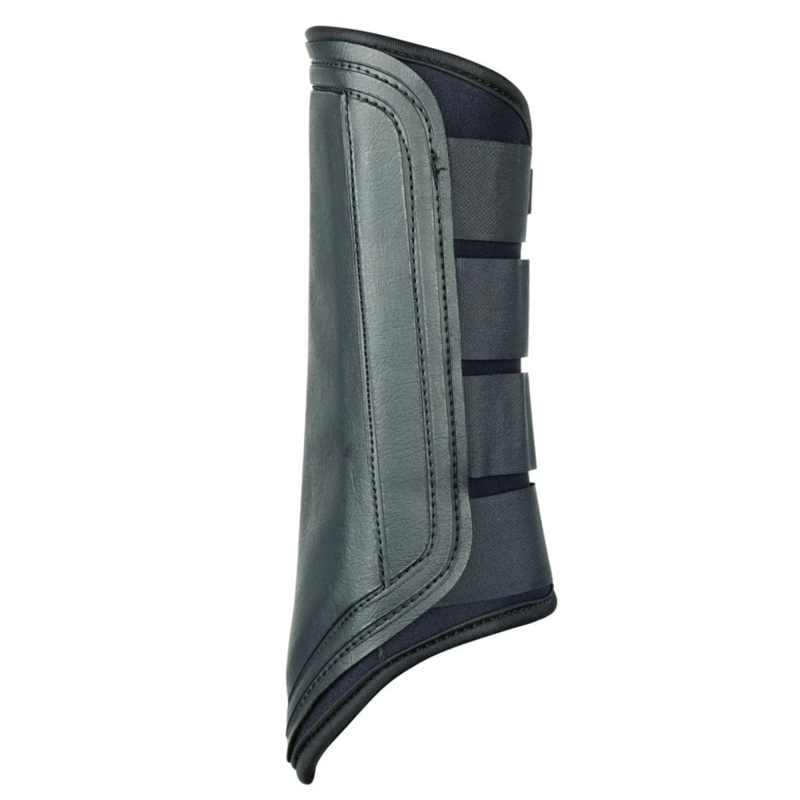 Hy Armoured Guard Neoprene Brushing Boots - Black/Black-1