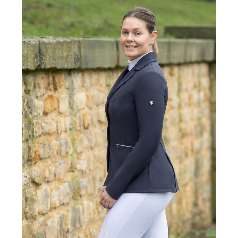 Hy Equestrian Elevate Artemis Show Jacket - Navy-4