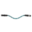 Dublin Ombre Diamante Browband - Aqua/Black