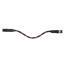 Dublin Ombre Diamante Browband - Burgundy/Black