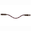 Dublin Ombre Diamante Browband - Burgundy/Brown