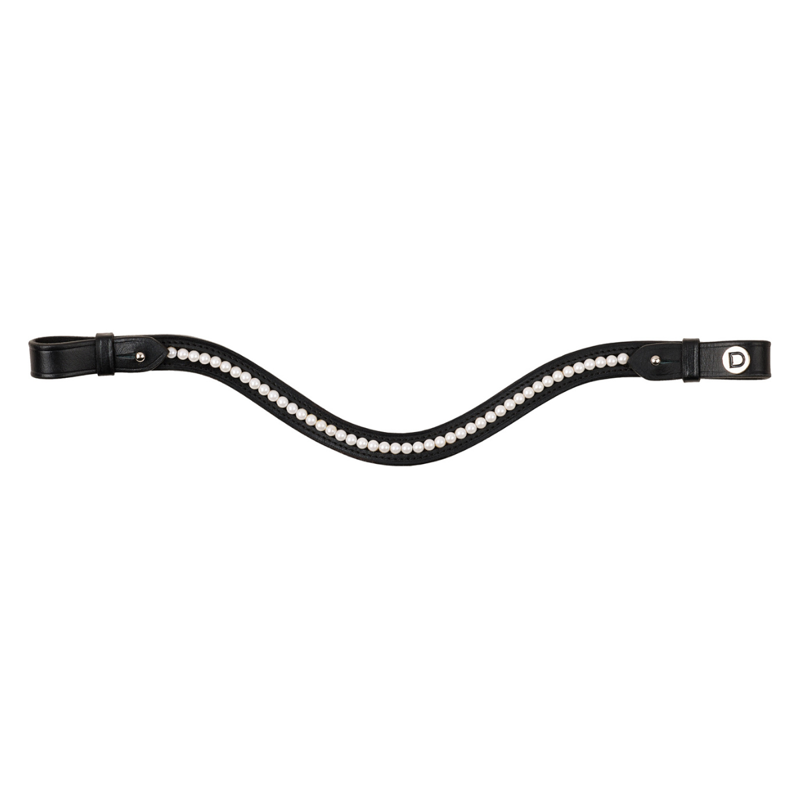 Dublin Pearl Browband - Black