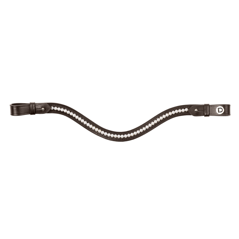 Dublin Pearl Browband - Brown
