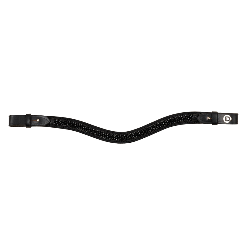 Dublin Rock Crystal Browband - Black