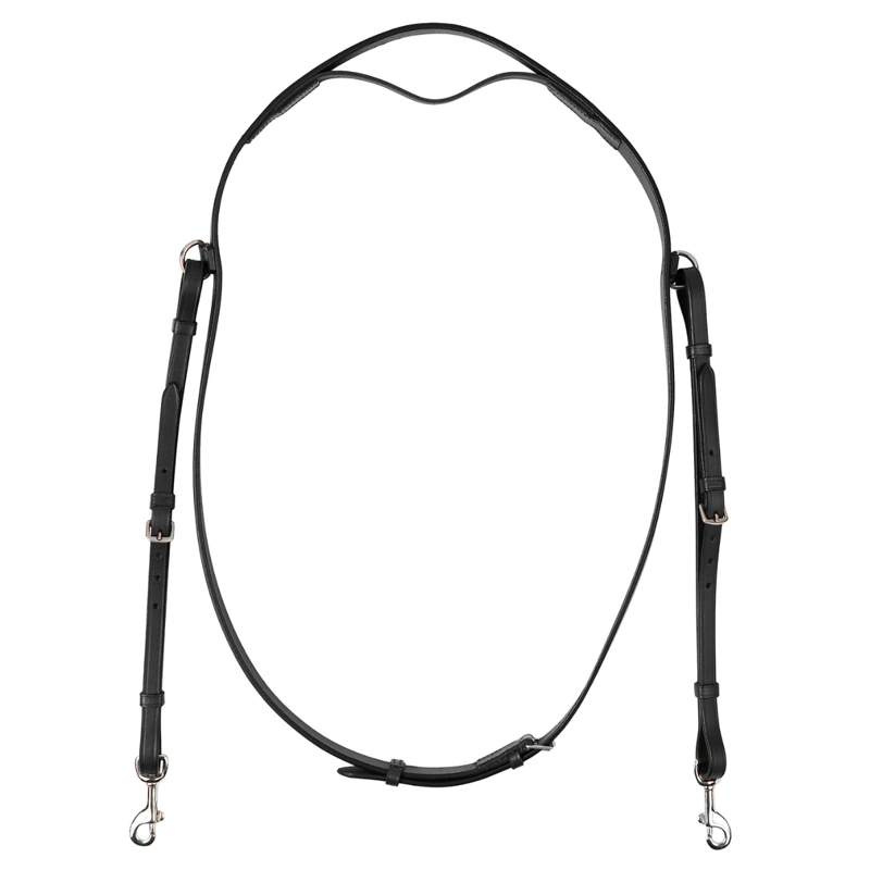 Dublin Leather Neck Strap with Attachment - Black