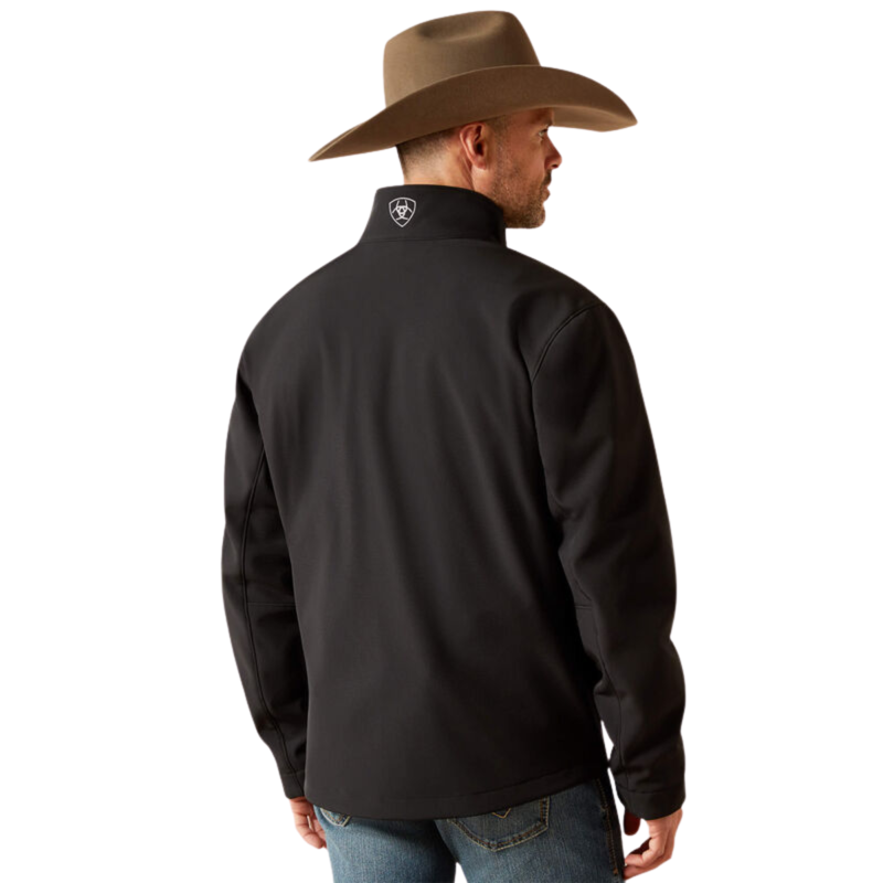 Ariat Men's Logo Softshell Jacket - Black-2