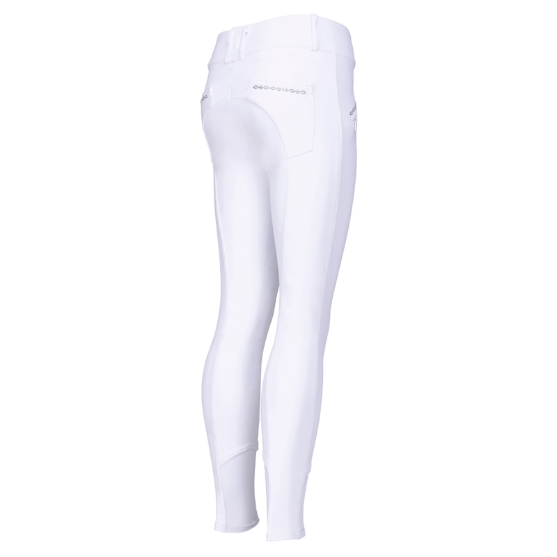 Aubrion Young Rider Optima LX Breeches - White-2
