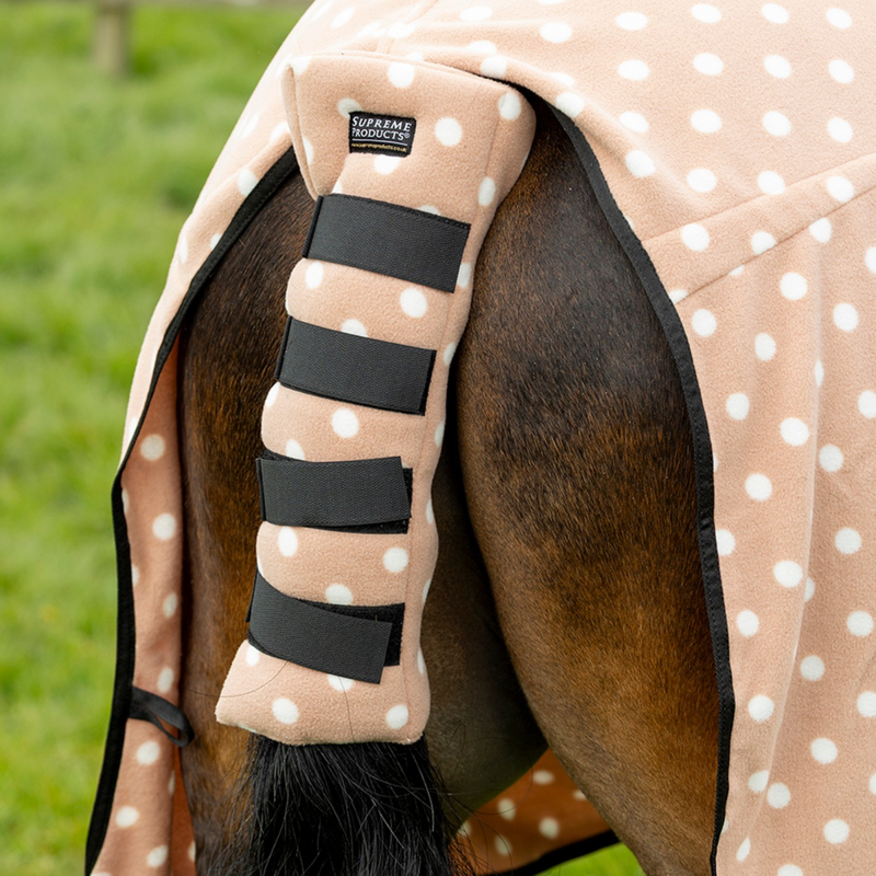 Supreme Products Dotty Fleece Tail Guard - Luxurious Latte
