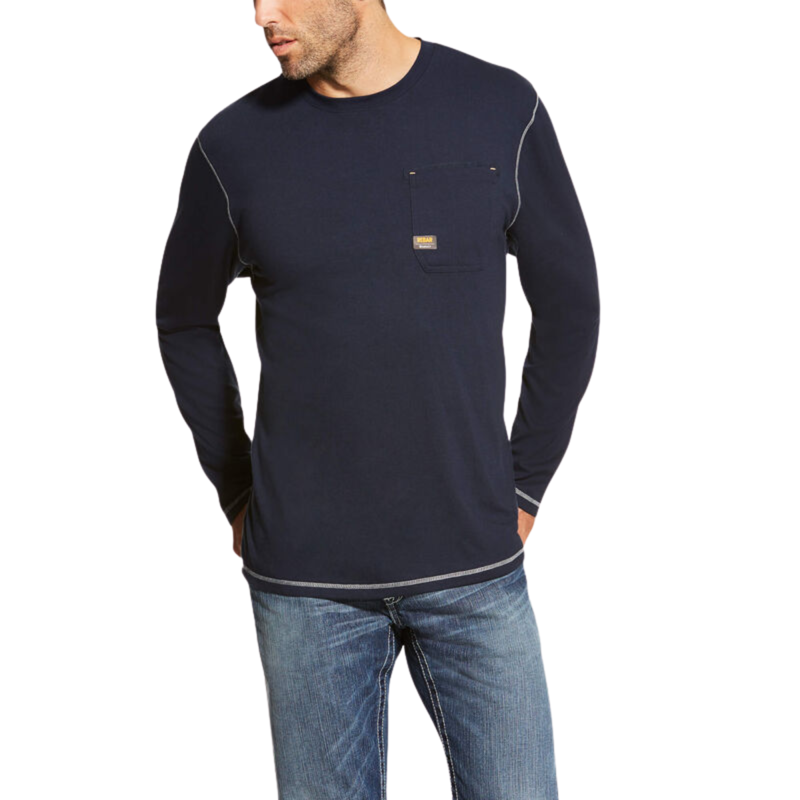 Ariat Men's Rebar Workman T-Shirt - Navy