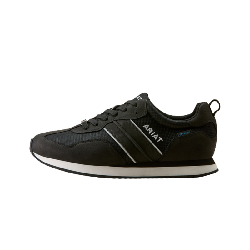 Ariat Men's Ranch Runner Waterproof Shoes - Carbon Black-1