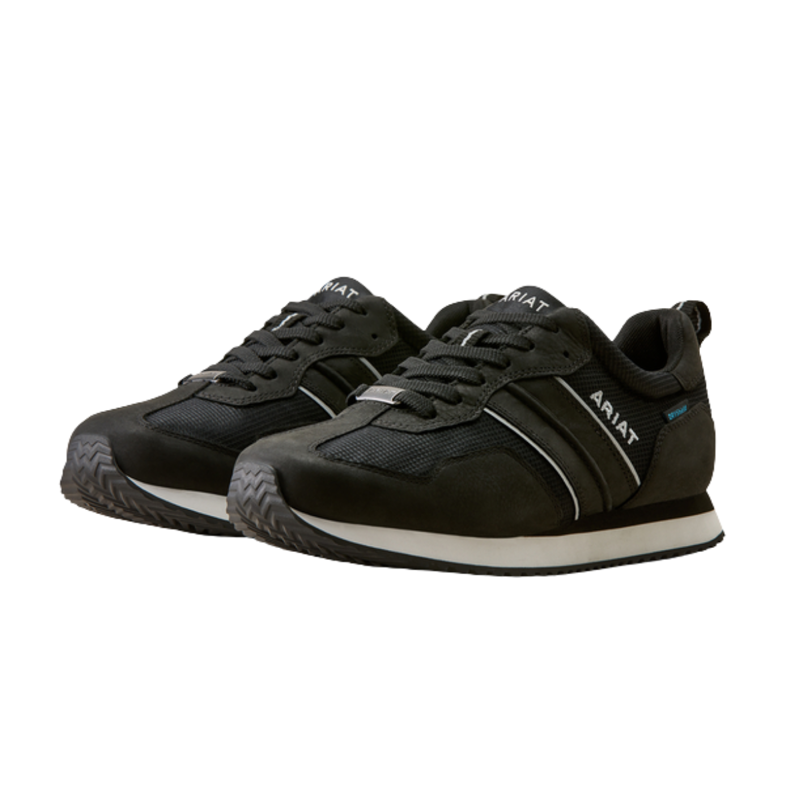 Ariat Men's Ranch Runner Waterproof Shoes - Carbon Black-3