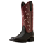 Ariat Women's Round Up Holly Wide Square Toe Western Boot - Obsidian