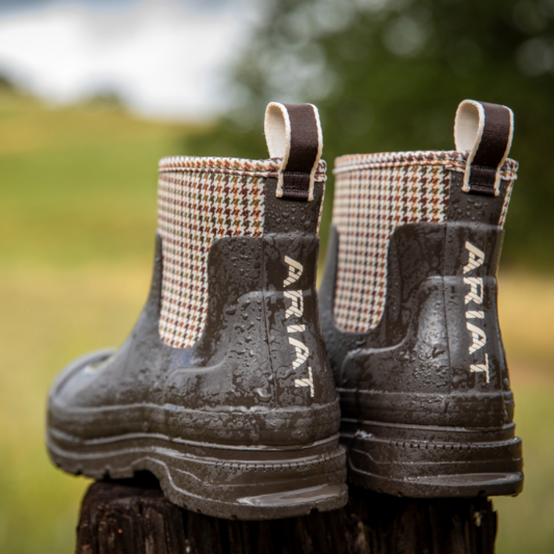 Ariat Women's Kelmarsh Shortie Rubber Boot - Chocolate-4