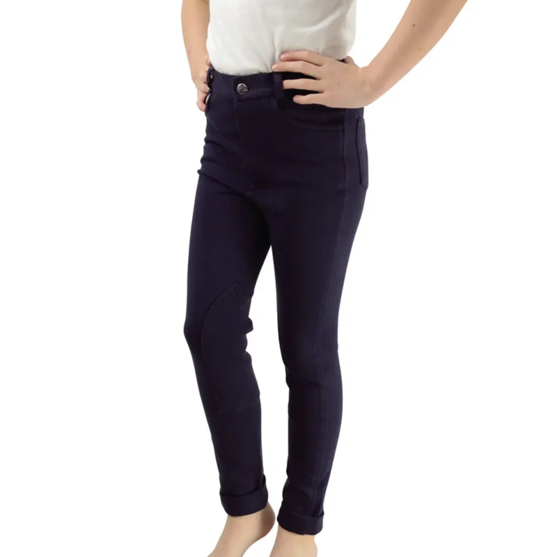 Hy Equestrian Melton Children's Jodhpurs - Navy