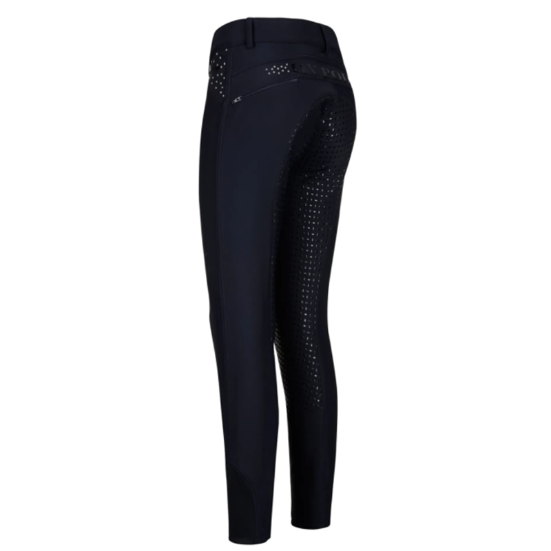 HV Polo Hanna Ladies Full Silicone Seat Breeches - Navy-2