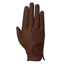 Hy Equestrian Leather Riding Gloves - Brown