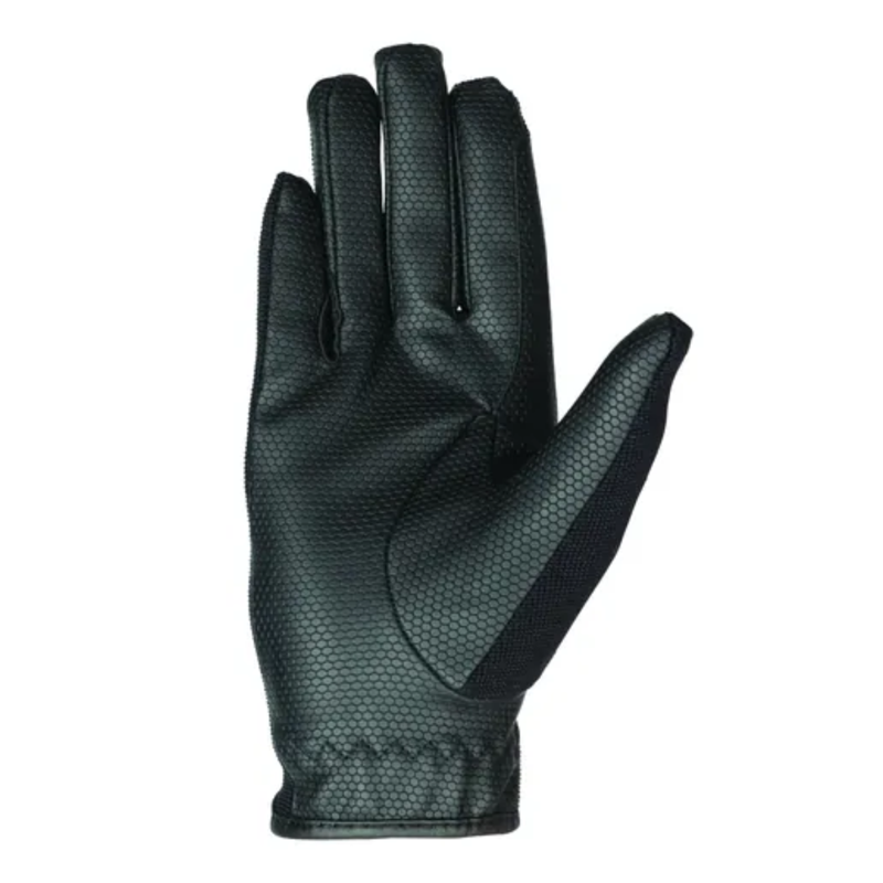 Hy Equestrian Pro Competition Grip Gloves - Black-1