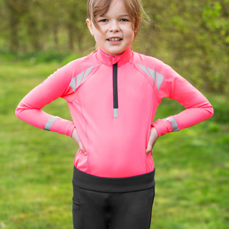 Reflector Children's Base Layer By Hy Equestrian - Pink