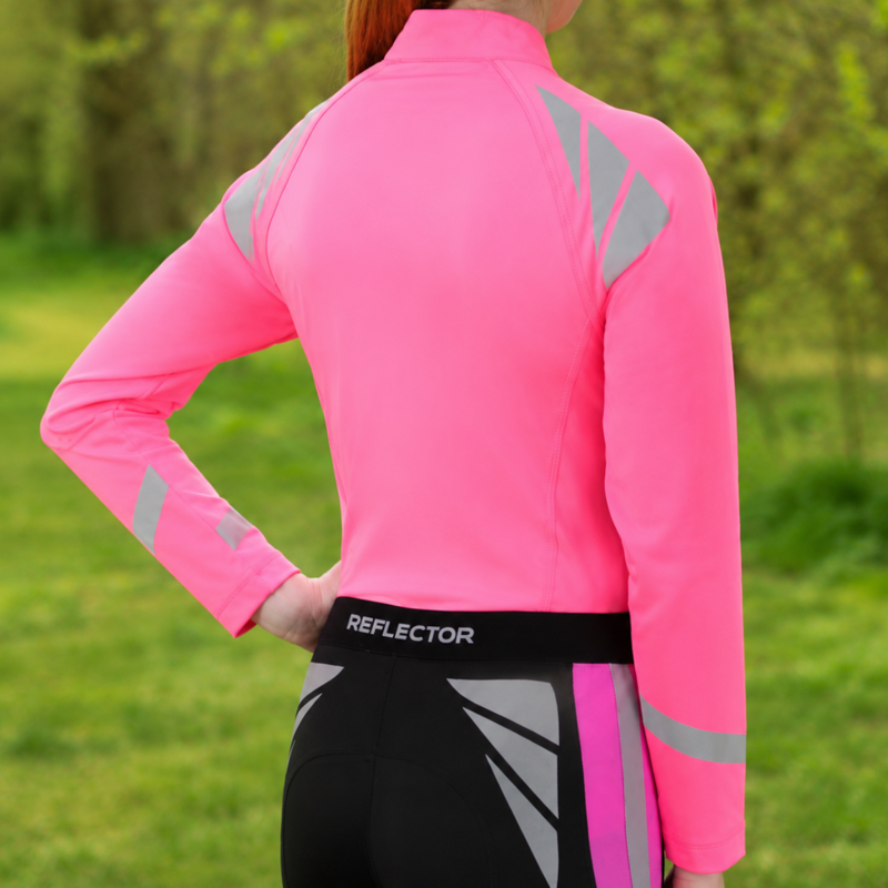 Reflector Children's Base Layer By Hy Equestrian - Pink-1