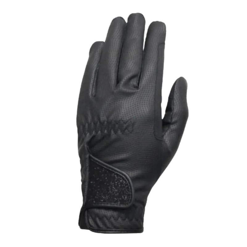 Hy Equestrian Roka Riding Gloves - Black