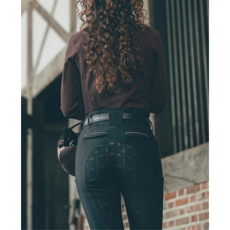 Pikeur Ladies Linnett GripTec SO Breeches - Black-2