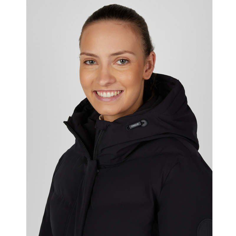 Pikeur Ladies Quilted Waterproof Jacket - Black-2
