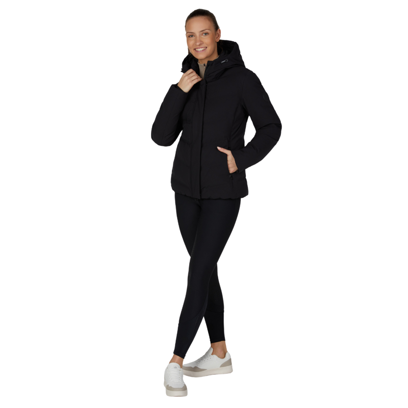 Pikeur Ladies Quilted Waterproof Jacket - Black-4