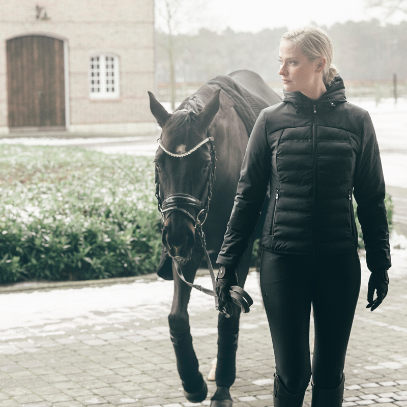 Pikeur Ladies Quilted Flex Jacket - Black-2