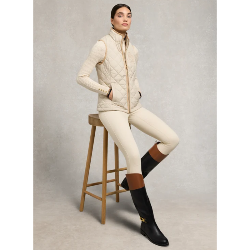 Holland Cooper Zoe Quarter Zip Knit - Almond-4
