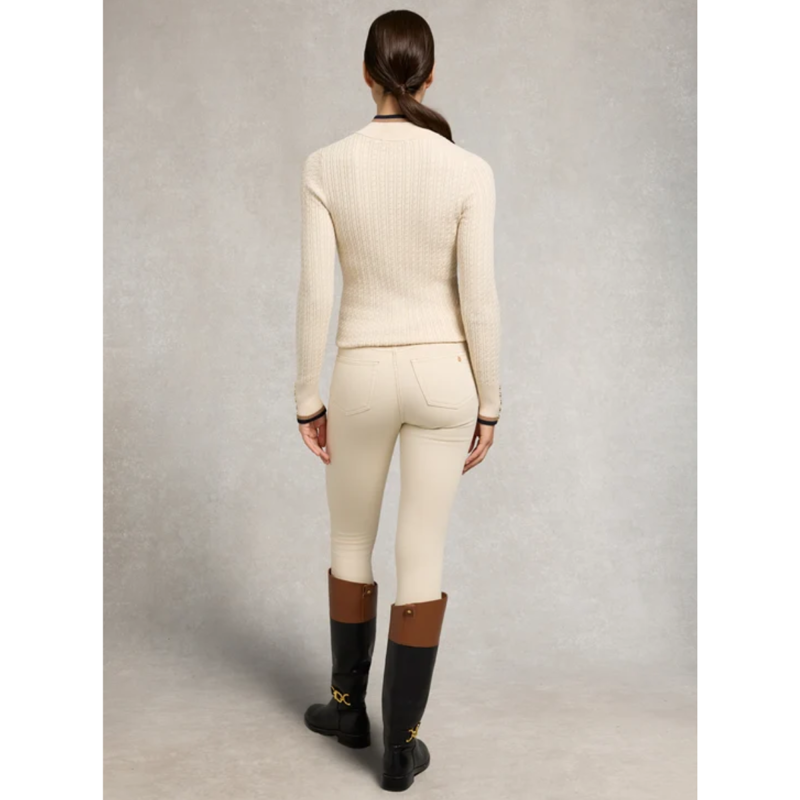 Holland Cooper Zoe Quarter Zip Knit - Almond-3