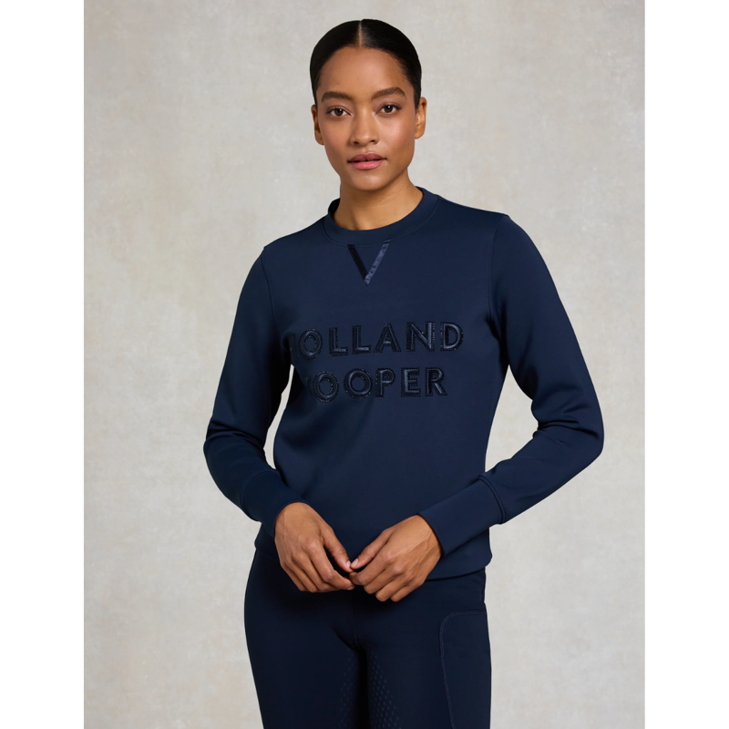Holland Cooper Crystal Crew - Ink Navy