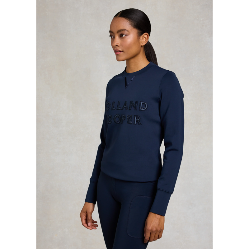 Holland Cooper Crystal Crew - Ink Navy-1
