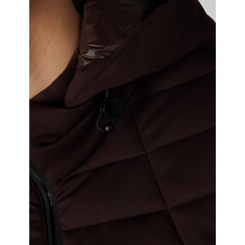 Pikeur Ladies Quiltshield Jacket - Chocolate Brown-2