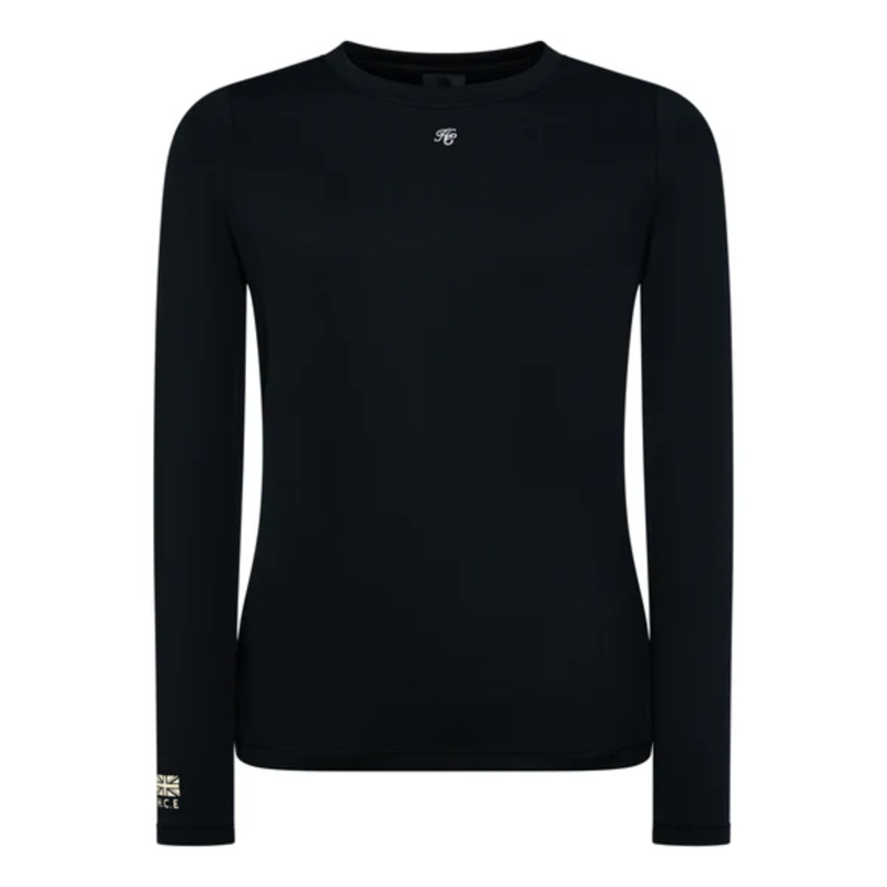 Holland Cooper Chiltern Crew Neck Top - Black-5