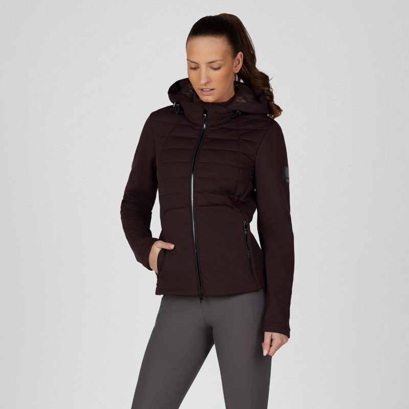 Pikeur Ladies Quiltshield Jacket - Chocolate Brown-4