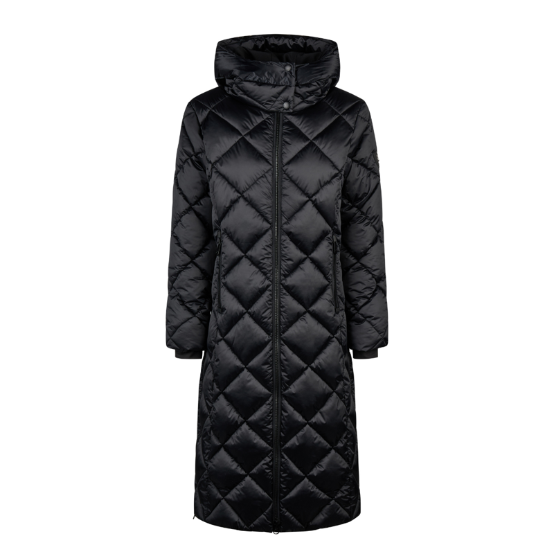 Pikeur Ladies Quilted Diamond Coat - Black