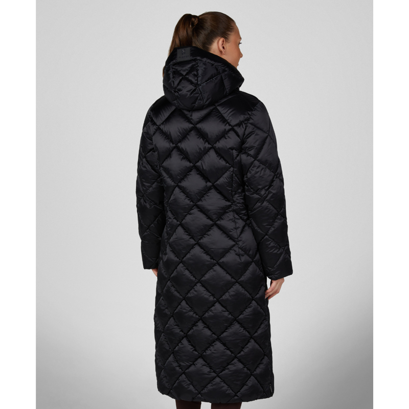 Pikeur Ladies Quilted Diamond Coat - Black-3