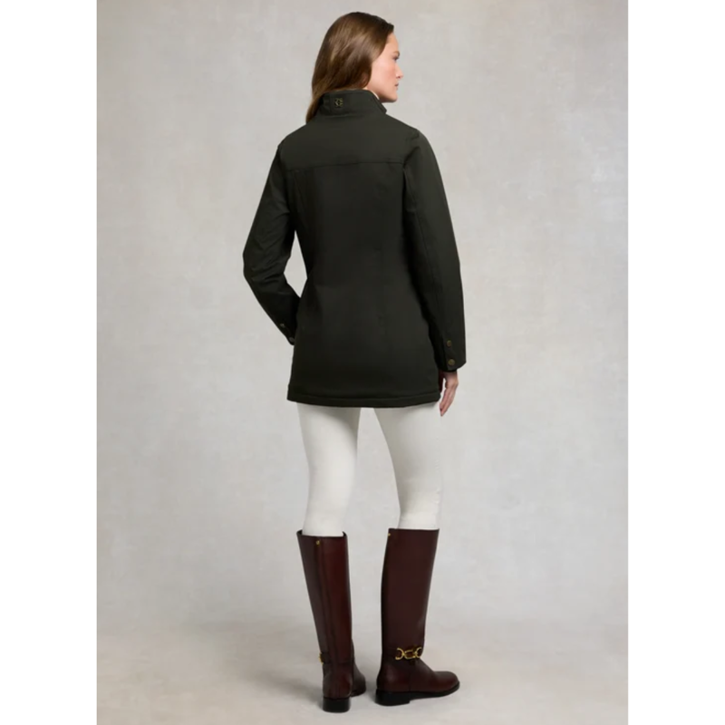 Holland Cooper Bramwell Waterproof Country Coat - Khaki-6