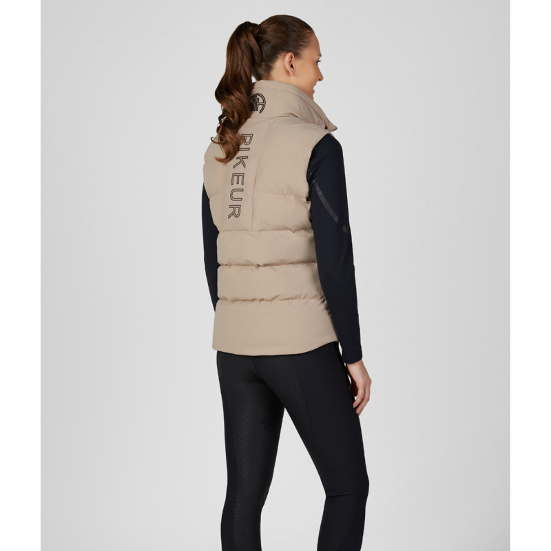 Pikeur Ladies Quilted Vest - Mocca Cream-3
