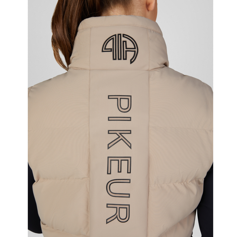 Pikeur Ladies Quilted Vest - Mocca Cream-4