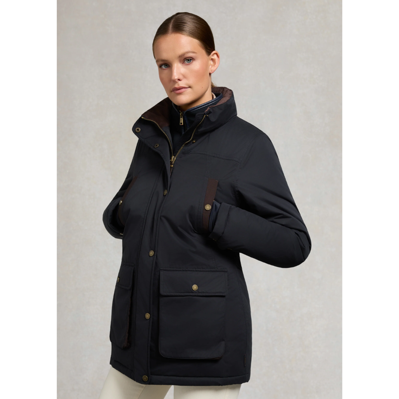 Holland Cooper Stamford Country Coat - Ink Navy-1