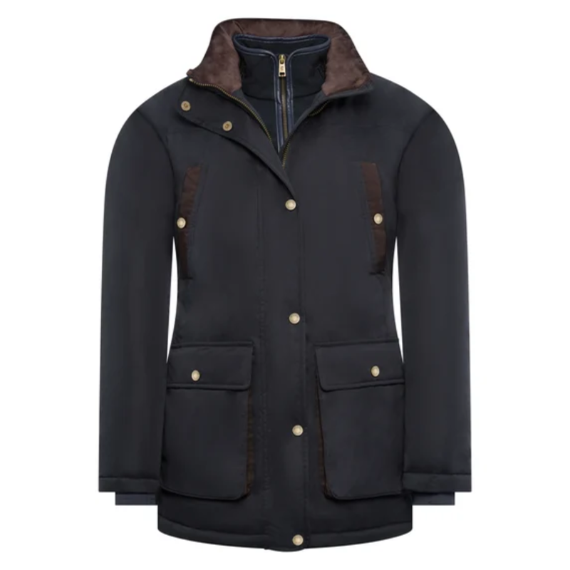 Holland Cooper Stamford Country Coat - Ink Navy-6