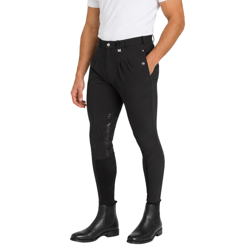 Hy Equestrian Harrogate Men's Breeches - 28 - Black