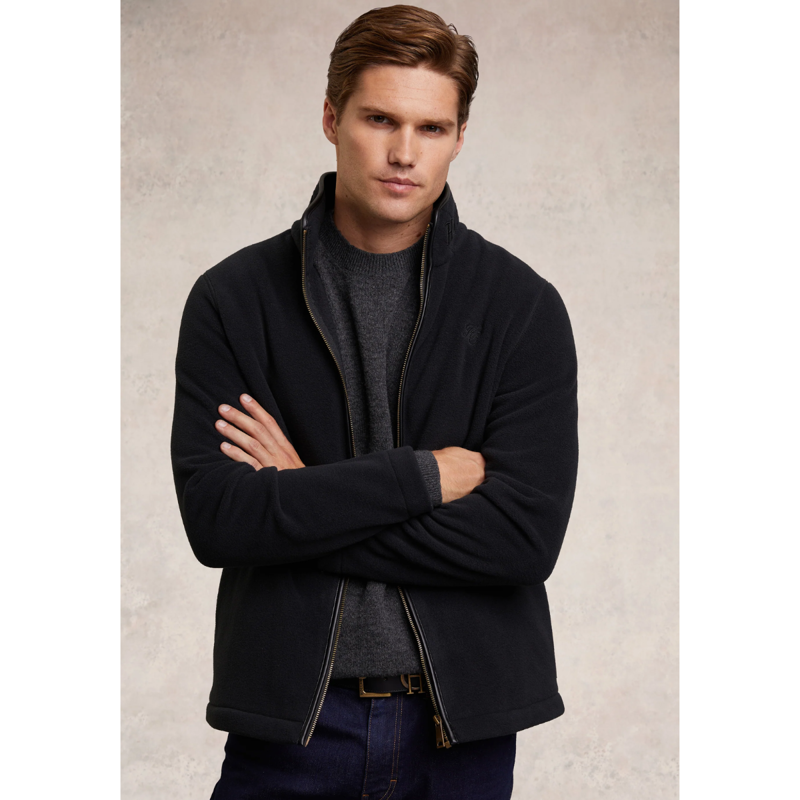 Holland Cooper Men's Country Fleece Jacket - Black-1