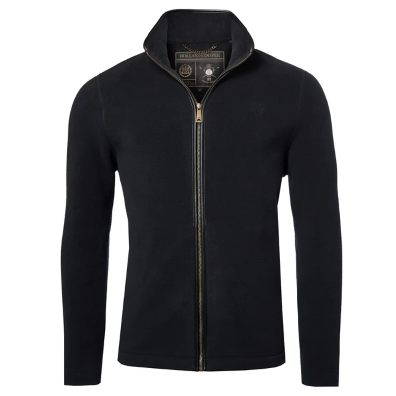 Holland Cooper Men's Country Fleece Jacket - Black-3