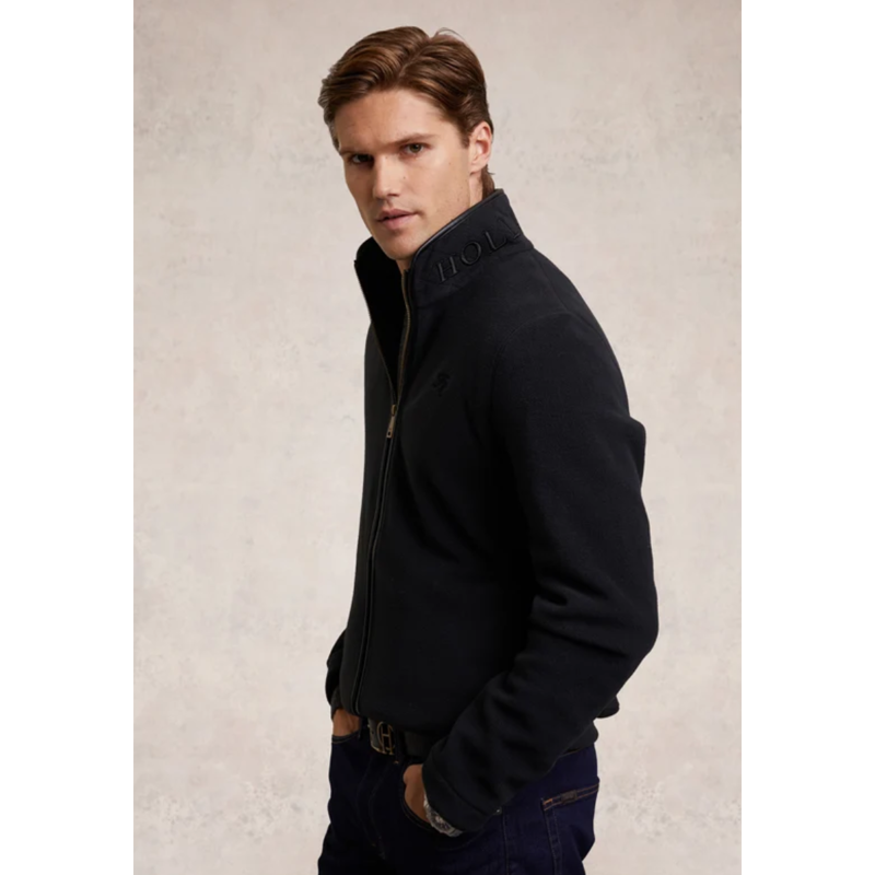 Holland Cooper Men's Country Fleece Jacket - Black-5
