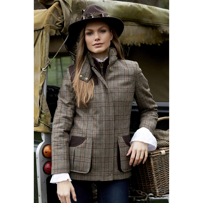 Holland Cooper Country Classic Jacket - Bourbon Tweed-1