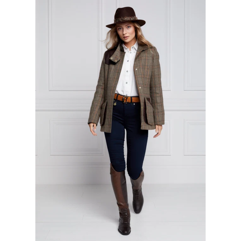 Holland Cooper Country Classic Jacket - Bourbon Tweed-6